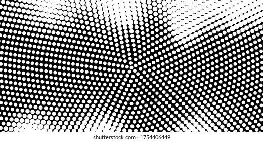 Abstract monochrome half-ton White and black texture with dot