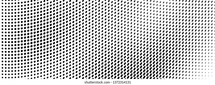Abstract monochrome halftone