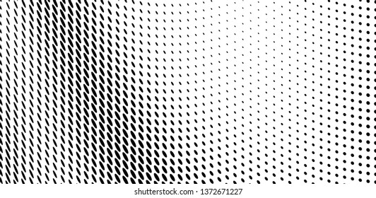 Abstract monochrome halftone