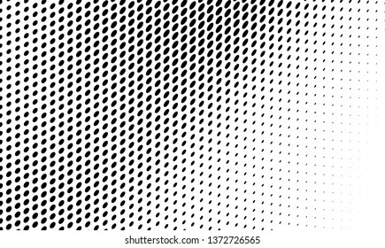 Abstract monochrome halftone