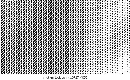 Abstract monochrome halftone