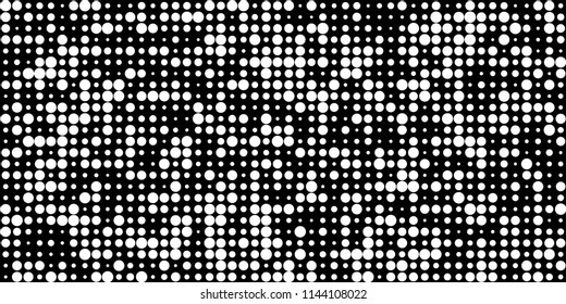 Abstract Monochrome Halftone Background.