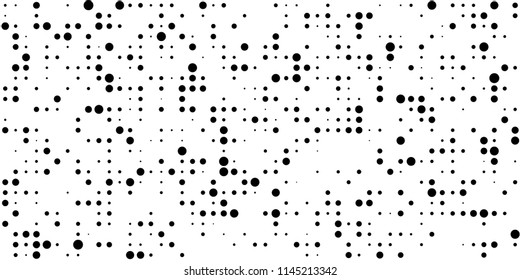 Abstract Monochrome Halftone Background.