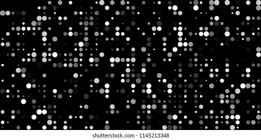 Abstract Monochrome Halftone Background.