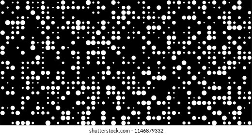 Abstract Monochrome Halftone Background.