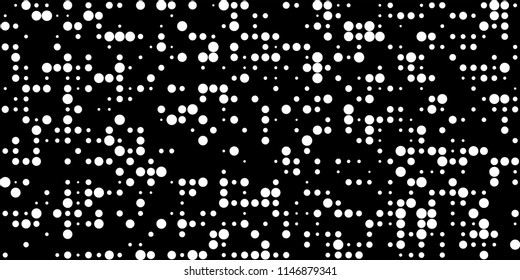 Abstract Monochrome Halftone Background.