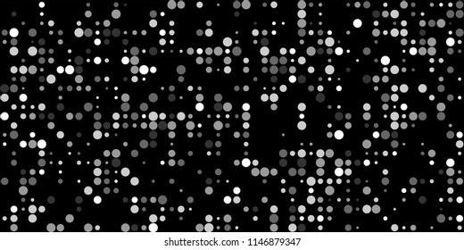 Abstract Monochrome Halftone Background.