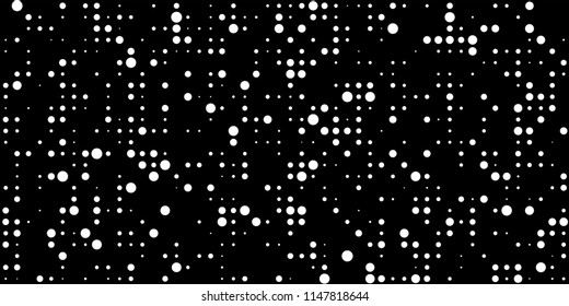 Abstract Monochrome Halftone Background.