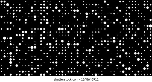Abstract Monochrome Halftone Background.