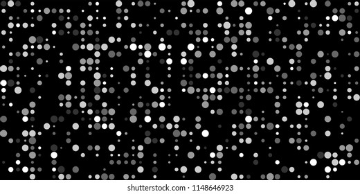 Abstract Monochrome Halftone Background.