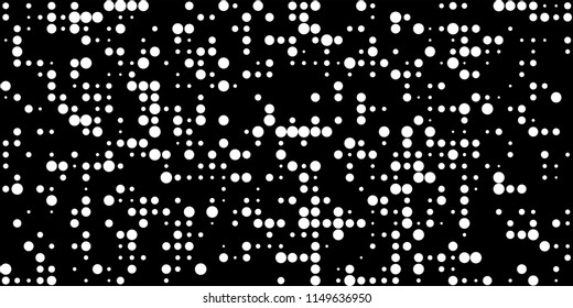 Abstract Monochrome Halftone Background.