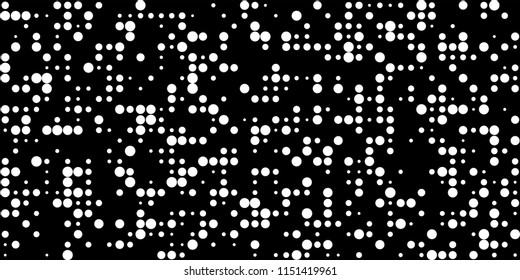 Abstract Monochrome Halftone Background.