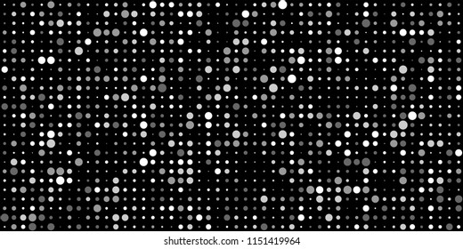 Abstract Monochrome Halftone Background.