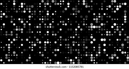 Abstract Monochrome Halftone Background.