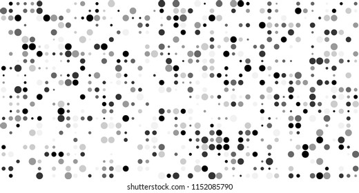 Abstract Monochrome Halftone Background.