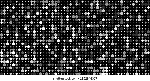 Abstract Monochrome Halftone Background.