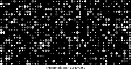 Abstract Monochrome Halftone Background.
