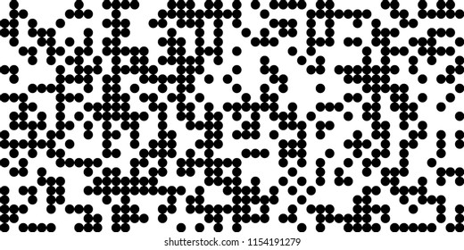 Abstract Monochrome Halftone Background.