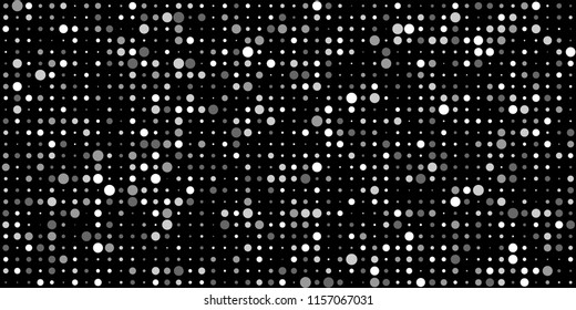 Abstract Monochrome Halftone Background.