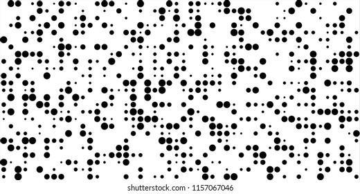 Abstract Monochrome Halftone Background.