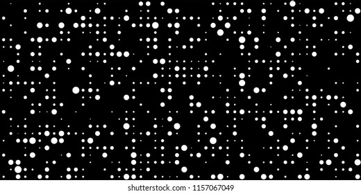 Abstract Monochrome Halftone Background.