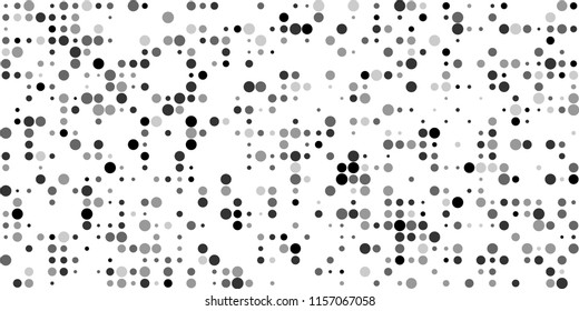 Abstract Monochrome Halftone Background.