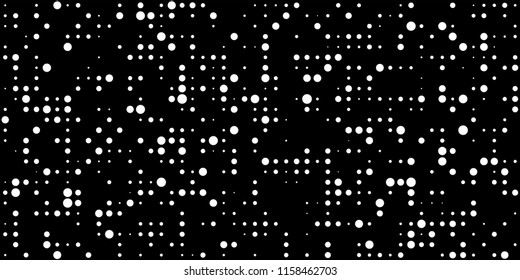 Abstract Monochrome Halftone Background.