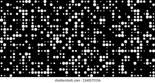 Abstract Monochrome Halftone Background.