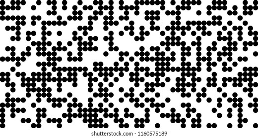 Abstract Monochrome Halftone Background.
