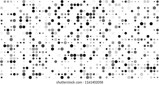 Abstract Monochrome Halftone Background.