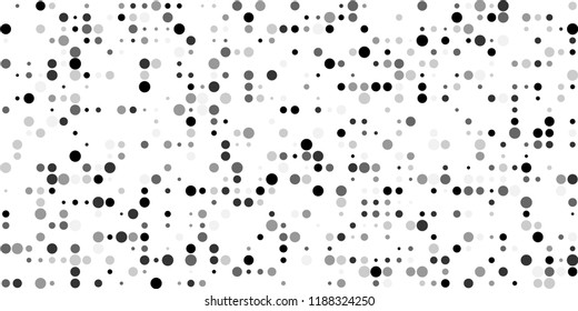 Abstract Monochrome Halftone Background.