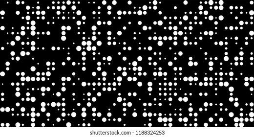Abstract Monochrome Halftone Background.