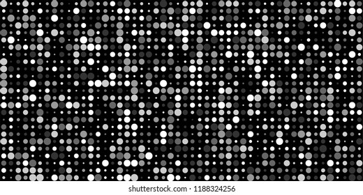 Abstract Monochrome Halftone Background.