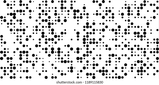 Abstract Monochrome Halftone Background.
