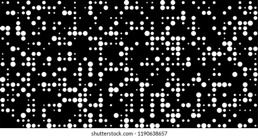 Abstract Monochrome Halftone Background.