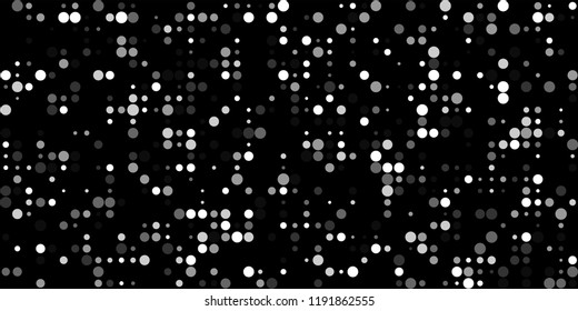 Abstract Monochrome Halftone Background.