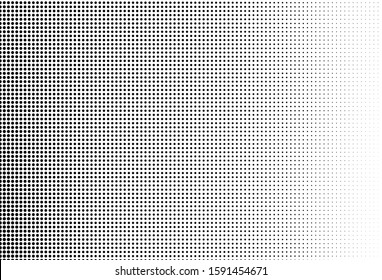 Abstract monochrome half-tone. Black and white print pattern