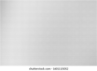 Abstract monochrome half-tone. Black and white print pattern
