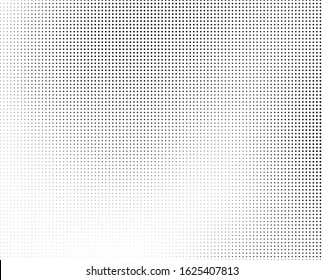 Abstract monochrome half-tone. Black and white print pattern