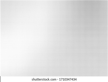 Abstract monochrome half-tone. Black and white print pattern