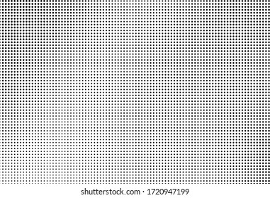 Abstract monochrome half-tone. Black and white print pattern