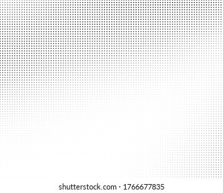 Abstract monochrome half-tone. Black and white print pattern