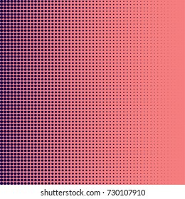 Abstract monochrome halftone dots geometric pattern. Design template vector illustration with dots. Modern background for web sites, sticker labels,postcards,banners, corporate identity, cover design