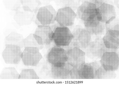 Abstract monochrome halftone geometric pattern. Soft curves. Stains and splashes. Vector illustration with dots. Modern polka dotten background