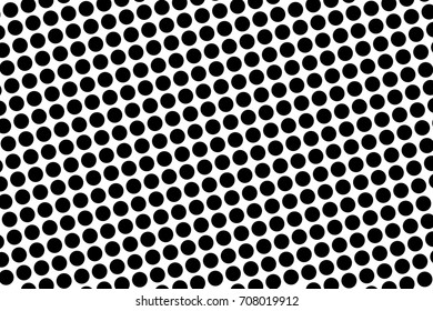 Abstract monochrome halftone pattern. Comic background. Dotted backdrop with circles, dots, point. Design element for web banners, posters, cards, wallpapers, sites. Black and white color