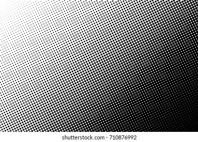  Abstract monochrome halftone pattern. Comic background. Dotted backdrop with circles, dots, point. Design element for web banners, posters, cards, wallpapers, sites. Black and white color