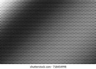 Abstract monochrome halftone pattern. Comic background. Dotted backdrop with circles, dots, point. Design element for web banners, posters, cards, wallpapers, sites. Black and white color