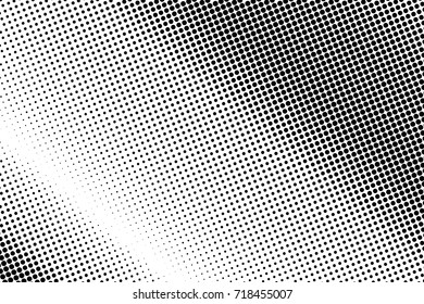 Abstract monochrome halftone pattern. Comic background. Dotted backdrop with circles, dots, point. Design element for web banners, posters, cards, wallpapers, sites. Black and white color