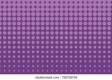 Abstract monochrome halftone pattern. Comic background. Dotted backdrop with circles, dots, point. Design element for web banners, posters, cards, wallpapers, sites. Purple, lilac color