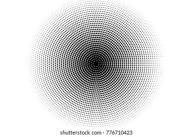 Abstract monochrome halftone pattern. Comic background. Dotted backdrop with circles, dots, point. Design element for web banners, posters, cards, wallpapers, sites. Black and white color  